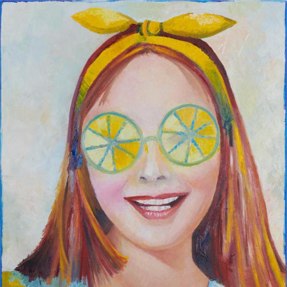 Girl with Lemon Eyes