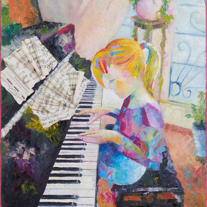 Girl at Piano